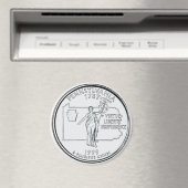 1999 Pennsylvania State Quarter magneet (Insitu (Vaatwasser))