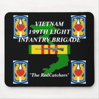 199th Light Inf Vietnam Mousepad 2/b Muismat