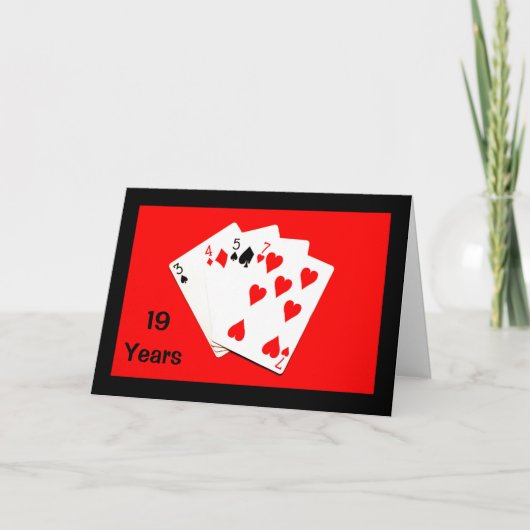 19 Ans C'est Un Gros Coup! Carte d'anniversaire (Devant)