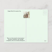 19 août - Carte postale de la Journée mondiale de  (Dos)