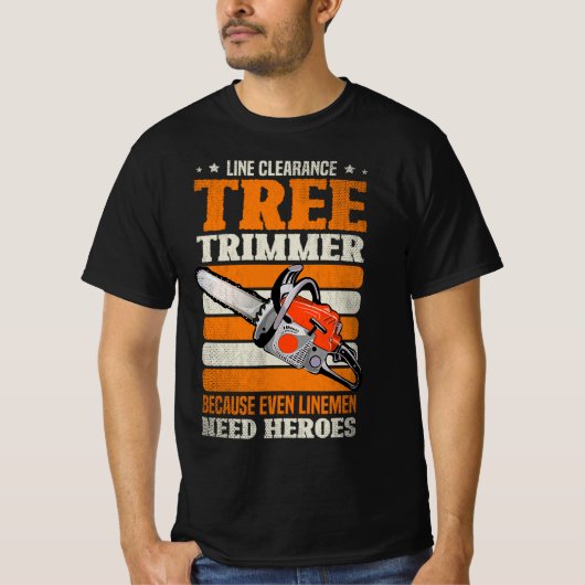 19.Arborist voor een boomtrimmer T-shirt (Voorkant)