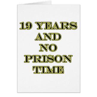 19 aucune peine de prison