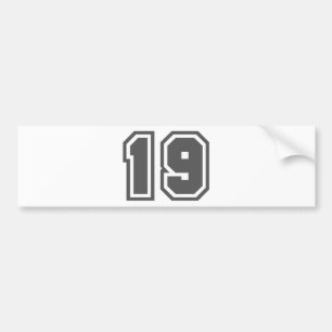 19 BUMPERSTICKER
