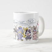 19 Cartoon Appreciation Bunny Rabbits Jumbo Mok (Voorkant rechts)