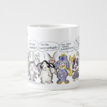 19 Cartoon Konijn Appreciatie Jumbo Mok