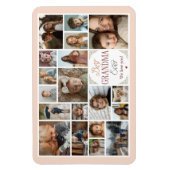 19 Fotocollage Beste oma ooit Magneet (Verticaal)