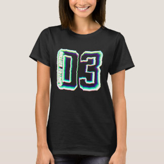 19 Jaar 2003 Universiteit 19e Verjaardag T-shirt