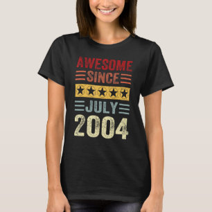 19 jaar Geweldige sinds juli 2004 19th T-shirt