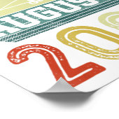 19 jaar oude verjaardag Geweldige sinds augustus 2 Poster (Hoek)