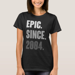 19 jaar oude Vintage 2004 19de verjaardag van Deco T-shirt