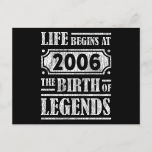 19 Jaar Verjaardag Epische Legende 19e Verjaardag Briefkaart