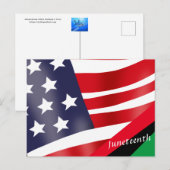 19 juin : Célébrer la carte de la liberté (Devant / Derrière)