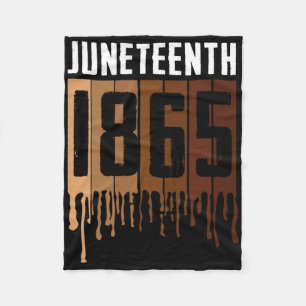 19 juni 1865 Dag van de Vrijheid Fleece Deken