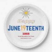 19 juni papieren bordje (Voorkant)