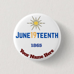19 juni ronde button 3,2 cm