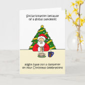 19-kerstavond Cartoon met kerstmis Kaart (Gele Bloem)