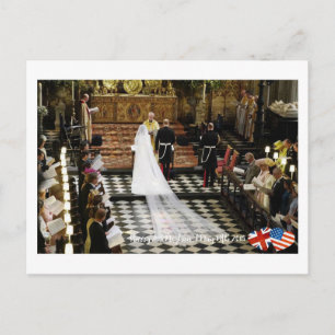 19 mei 2018: Toen Harry trouwde met Meghan Briefkaart