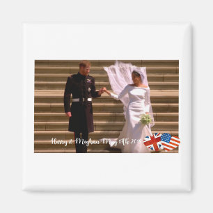 19 mei 2018: Toen Harry trouwde met Meghan Magneet