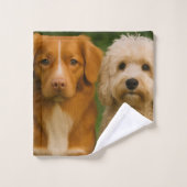 19 photo collage personnalisé (Gant de toilette)