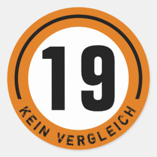 #19 RACING RONDE STICKER