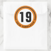 #19 RACING RONDE STICKER (Tas)