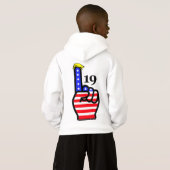 19 : Sweat - shirt à capuche du garçon (Dos entier)