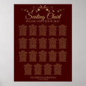 19 Tableau Gold & Auburn Brown Mariage Siating Cha (Devant)