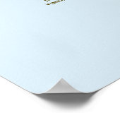 19 Tableau Poudre Mariage bleu et or Tableau de si (Coin)