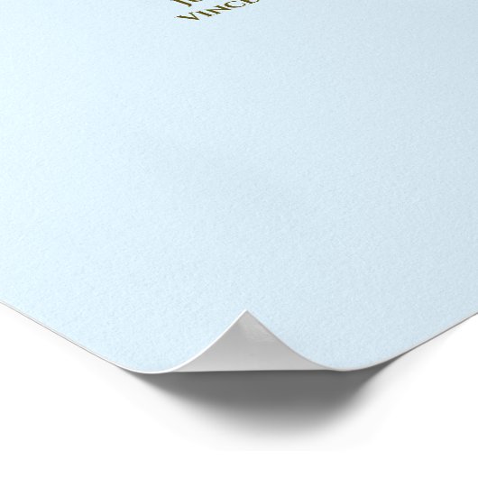 19 Tableau Poudre Mariage bleu et or Tableau de si (Coin)