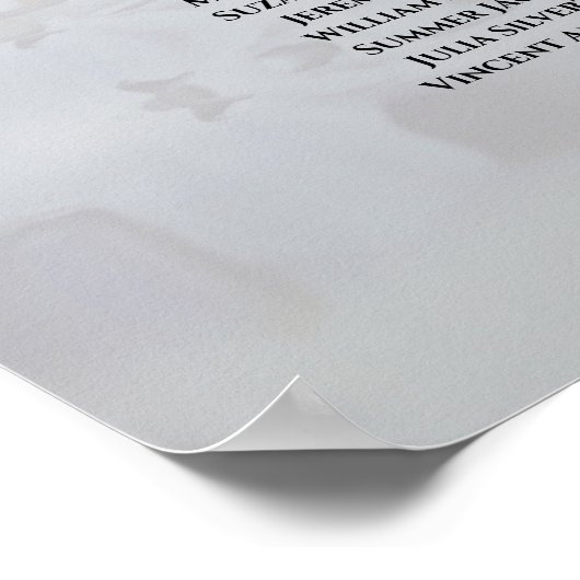 19 Tableau Réflexions blanches Tableau Mariage (Coin)