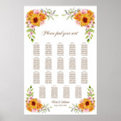 19 Tableau Rose de tournesol Mariage Tableau de si (Devant)