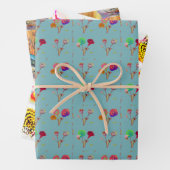 19 x 29-inch papierbladen, matte inpakpapier vel (In situ)