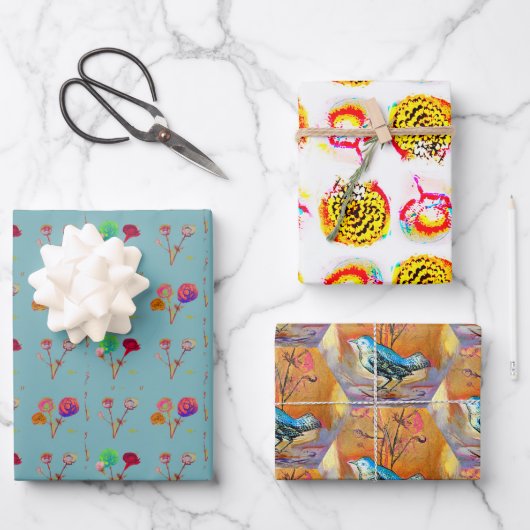 19 x 29-inch papierbladen, matte inpakpapier vel (Voorkant)