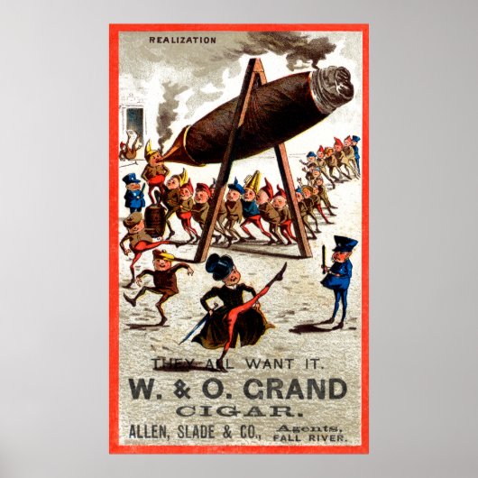 19C  Grote Cigar Poster (Voorkant)