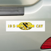 19D 1e Cavalry Division Bumpersticker (Op auto)