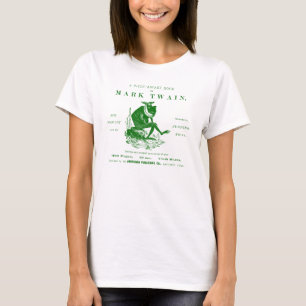19de C. Marks Twains Jumping Frog, green T-shirt
