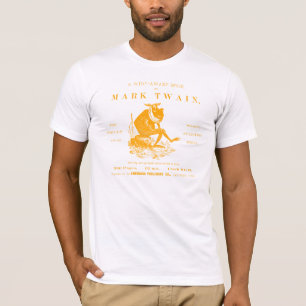 19de C. Marks Twains Jumping Frog, oranje T-shirt