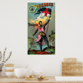 19e affiche de tabac C. Crusader (Cuisine)