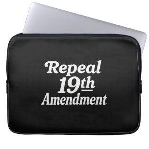 19e amendement intrekken laptop sleeve