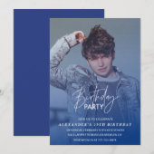 19e anniversaire Invitation Anniversaire Fête Phot (Devant / Derrière)