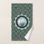 19e bruiloft Jubileum Acquamarine Bad Handdoek (Handdoek)
