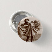 19e C. De munt Ronde Button 3,2 Cm (Voorkant /achterkant)