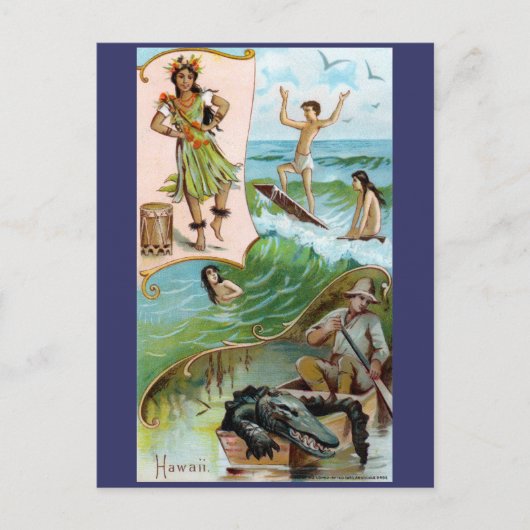 19e C. Hawaii Briefkaart (Voorkant)