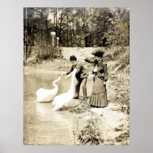 19e C. Zwans in Parijs Poster