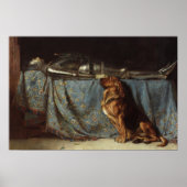 19e eeuw bloedhond poster (Voorkant)