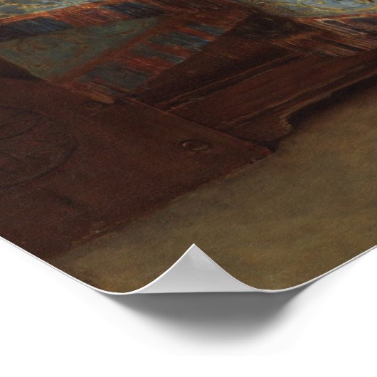 19e eeuw bloedhond poster (Hoek)