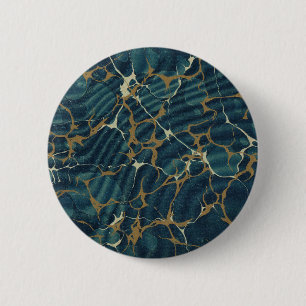 19e eeuw gemarmerd papier2 ronde button 5,7 cm