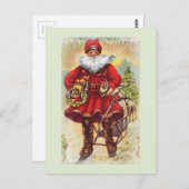 19e eeuw Saint Nicholas Briefkaart (Voorkant / Achterkant)