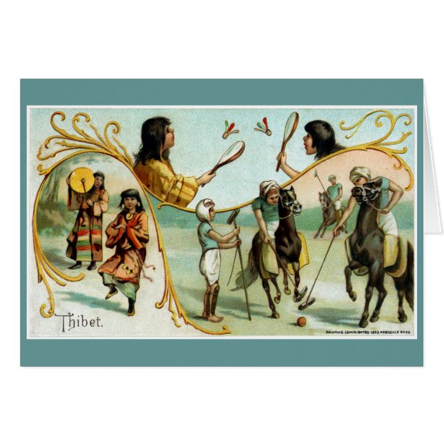 19e eeuw Tibet (Voorkant Horizontaal)