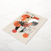 19e eeuwse bruiloft, Folie uitnodiging (Gedraaid)